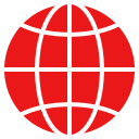 Icone planète, d'internet